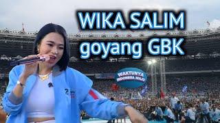 Wika Salim goyang para simpatisan Prabowo Gibran di GBK.
