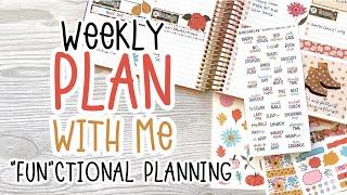 Erin Condren Functional Compact Vertical Weekly Plan with Me | Week 39 | HanCanPlan Stickers