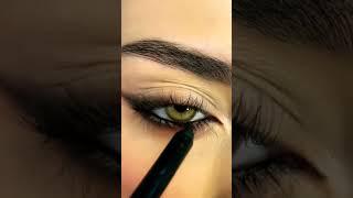 Easy smokey eyeliner  #makeup #makeuptutorial #abdibateno