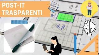 Post-it in carta trasparente 𝗚𝗶𝗮𝗹𝗹𝗼𝗻𝗼𝘁𝗲 | Transparent Sticky Notes | Gadget personalizzato