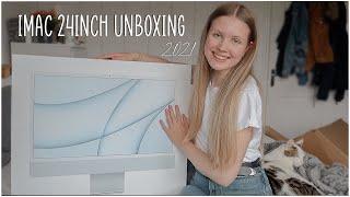 iMac 24 inch 2021 UNBOXING and first impressions