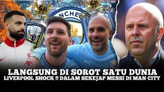 LANGSUNG SHOCK ‼️Begini Reaksi MUSTAHIL Arne Slot , Pep Guardiola Rangkul Messi Ke Premier League 