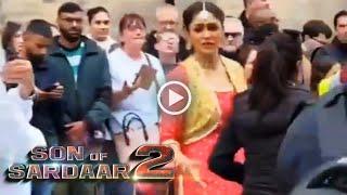 Son of Sardaar 2 Shooting Leaked | Mrunal Thakur Shoot Song | Ajay Devgn | Sanjay Dutt