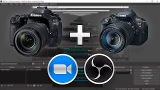 Cómo CONECTAR DOS CÁMARAS en ZOOM Y OBS | Multicámara CANON