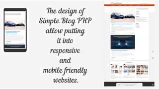 Simple Blog PHP script - include it on your web page!