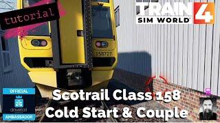 TSW Scotrail Class 158 Cold Start and Couple Tutorial