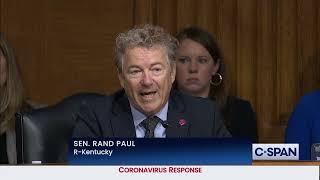 Heated Exchange between Sen. Rand Paul & Dr. Anthony Fauci on Vaccines and Royalties