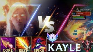 NEVER INVADE KAYLE! | Grandmaster Rank Wild Rift S16 Gameplay Build & Runes