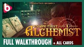 ESCAPE FIRST: ALCHEMIST | Full Walkthrough + all cards |  Puzzling Potions!