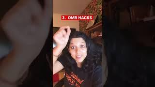 3 VERY IMP OMR HACKS | DECREASE NEGATIVE MARKS | BOOST SCORE.