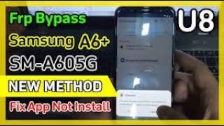 Samsung A6/A6+ U7 U8 U9 U10 (A605G/A605F) Frp Bypass | Unlock Google Account A605F/A605G Android 10