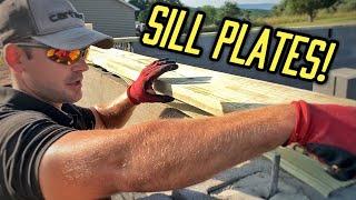 How To Install A Sill Plate On A Foundation
