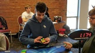 6.63 3x3 Rubik's Cube Official Average! - Lucas Etter