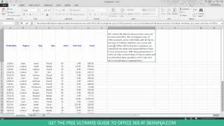 How to insert a line break in Excel