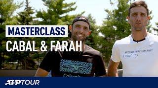 Poaching & Serve Return Tips With Cabal & Farah  | MASTERCLASS | ATP