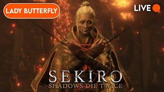 Speedrun? More Like Die-Run – Sekiro Livestream Lady Butterfly Boss Fight!