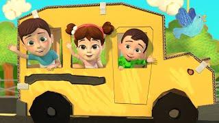 Wheels on the Bus | Ice Cream Song +more Sing Along Nursery Rhymes & Kids Songs