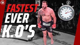 Counting Down The FASTEST Knockouts in Bellator History!⏰ | Bellator MMA