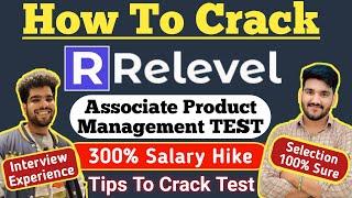 How To Crack Relevel Associate Product Management Test ? Relevel Exam | Relevel Test Experience