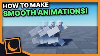 How to make SMOOTH animations in ROBLOX STUDIO! [Moon Animator Tutorial]