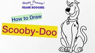 How to Draw Scooby-Doo. Cartoon Characters #14 Happy Drawing! with Frank Rodgers