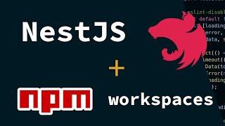 Initializing NestJS app within NPM workspaces