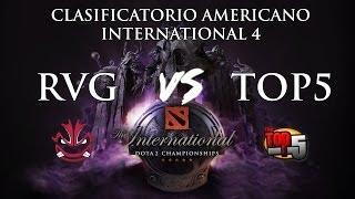 DOTA 2 - Revenge VS Top 5 - Clasificatorio Americano Ti4 - Español - Viciuslab