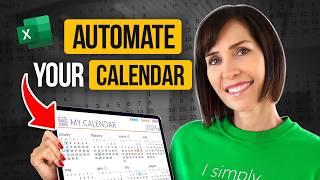 Say Goodbye to Manual Calendars with This Excel Trick (File Included)