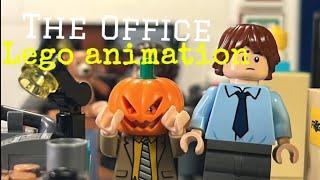 Dwight gets his head stuck into a Pumpkin [The Office] [Lego Animation]