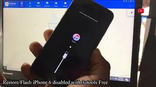 Restore iPhone 6 with 3utools Recovery, iPhone 6 Stuck on Apple logo, Connect to iTunes 