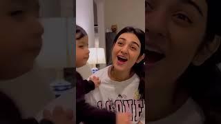 Sarah khan apni beti ka sath mastiyan ️#sarahkhan#falakshabir#shorts#viral#arzooshorts