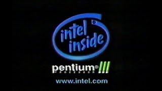 1999, INTEL INSIDE, PENTIUM 3, TV COMMERCIAL