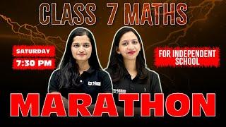 Class 7 Maths Public Exam | Marathon | Exam Winner Class 7