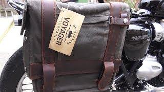 Triumph Bonneville T120, Motorcycle luggage for the distinguished Gentleman Traveller!
