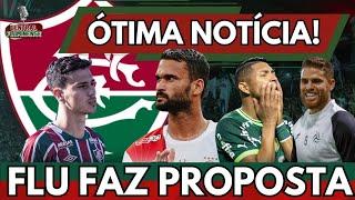 ÓTIMA NOTÍCIA! FLUMINENSE FAZ PROPOSTA POR ATACANTE! | ZAGUEIRO DE VOLTA E ÚLTIMAS NOTÍCIAS DO FLU!