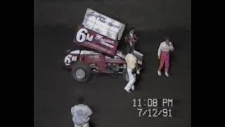 Rapid Speedway 7 12 91 Championship Sprints A Feature