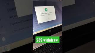 28$ withdraw from Fiverr live proof