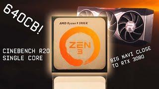 AMD's NEW Zen 3 and Ryzen 5000 CPUs with Intel-DESTROYING single-core performance!