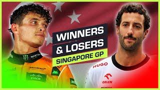 Lando Norris Conquers Demon and Goodbye Daniel Ricciardo? Singapore GP | Winners and Losers