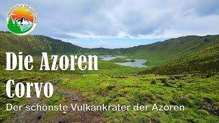 Die Azoren, Corvo, Tagesausflug auf die kleinste Insel der Azoren und zum spektakulären Vulkankrater