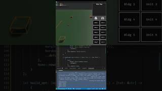 Coding an RTS sidebar command interface UI. #gamedev #gameprogramming #lofi #bevy