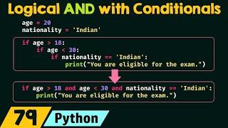 Logical AND with Conditionals in Python