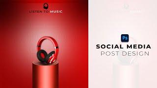 Gadget Product Design | Social Media Post | Photoshop Tutorial