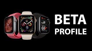 Download beta profile - WatchOS