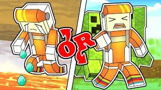 EXTREME MINECRAFT WOULD YOU RATHER (hilarious)