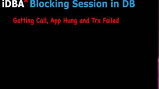 Find Blocking Session and Release Immediately in Oracle