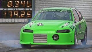 New European FWD 1/4 Mile Record - Street Racers Honda Civic