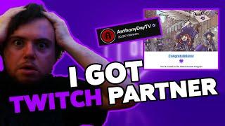 I AM NOW A TWITCH PARTNER!