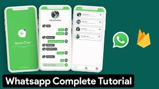 Chat app in android studio WhatsApp clone. complete chat app in Hindi. chat app with firebase.