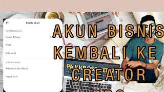 cara mengubah akun tiktok bisnis ke akun kreator